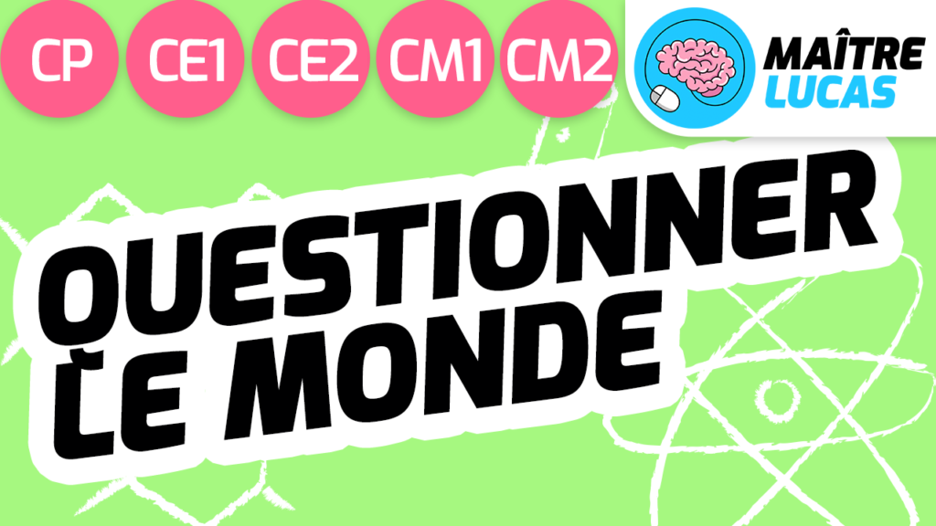 Questionner le monde CP CE1 CE2 CM1 CM2 - Maître Lucas