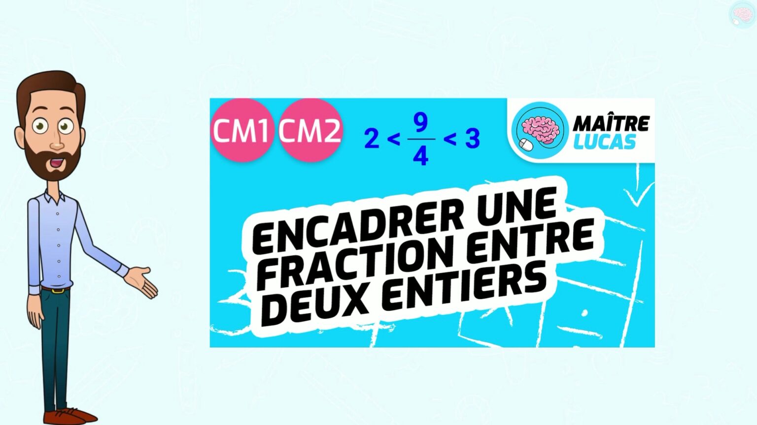 Décomposer une fraction pour élèves de CM1 CM2 - Maître Lucas