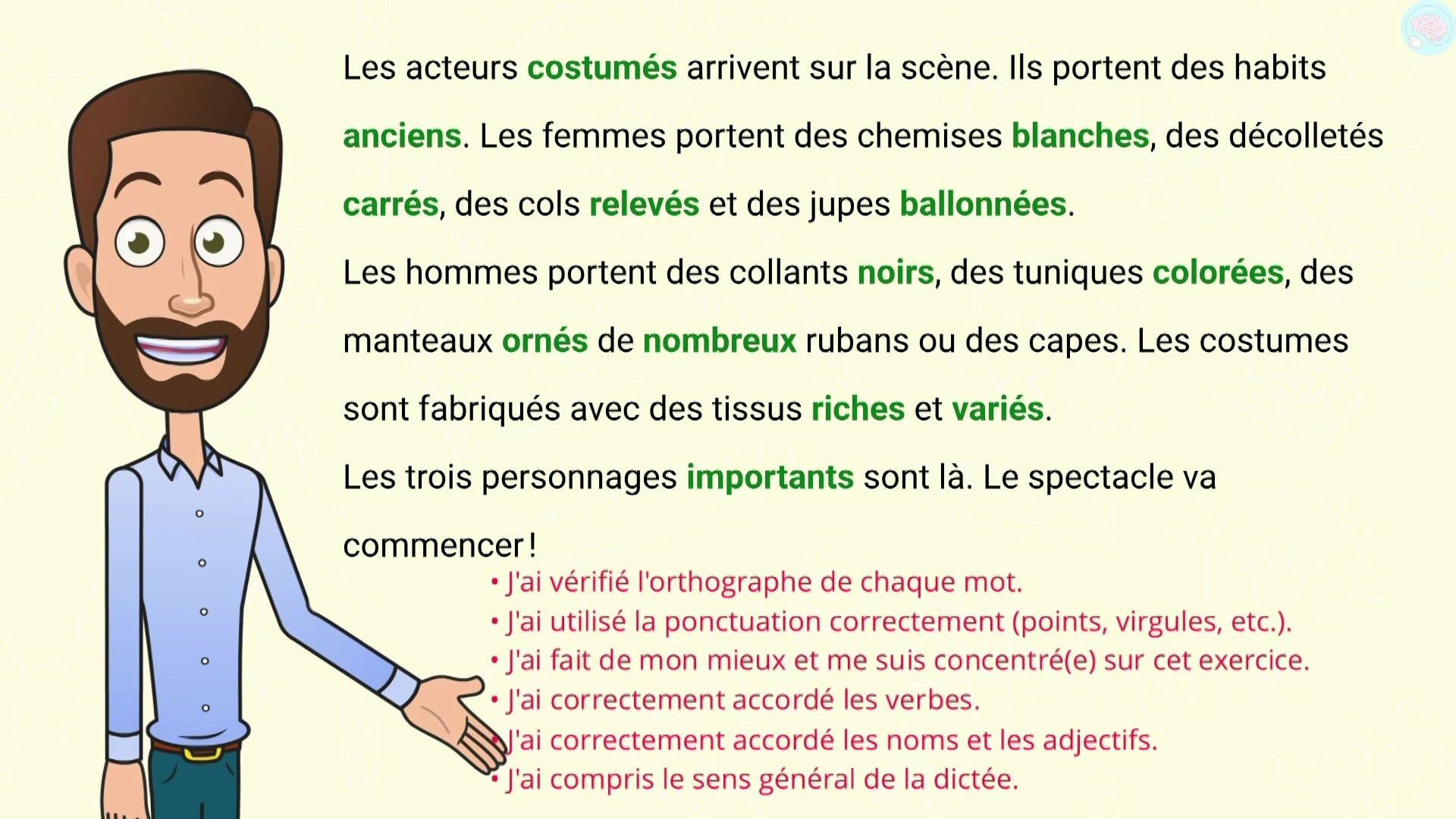Dictée l'accord en nombre dans le groupe nominal CM1 CM2 - Maître Lucas