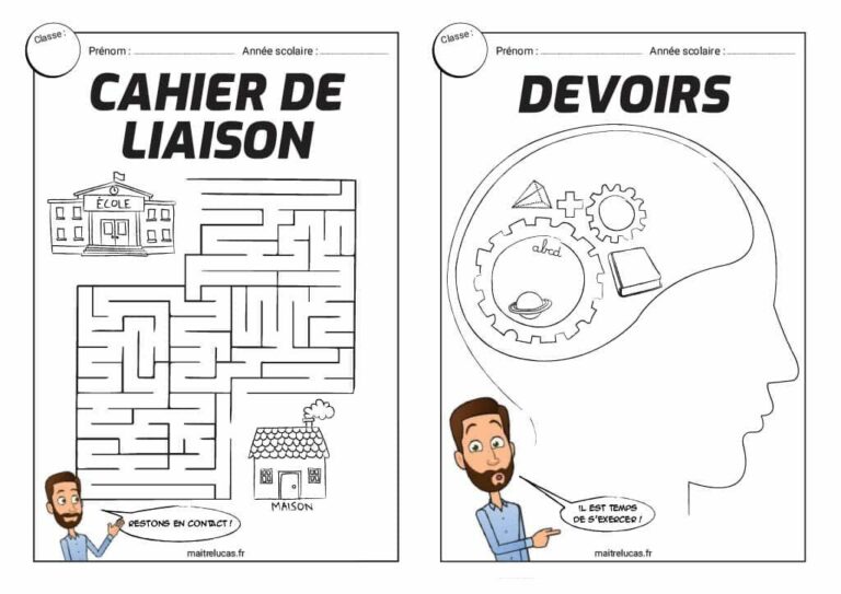 Les pages de garde de Maître Lucas CE1 CE2 CM1 CM2 - Maître Lucas