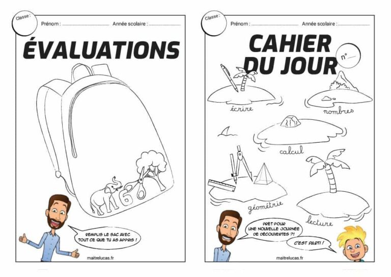Danger Ecole Page De Garde Les pages de garde de Maître Lucas CE1 CE2 CM1 CM2 - Maître Lucas