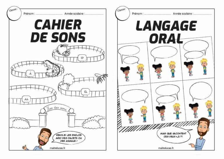 Les pages de garde de Maître Lucas CE1 CE2 CM1 CM2 - Maître Lucas
