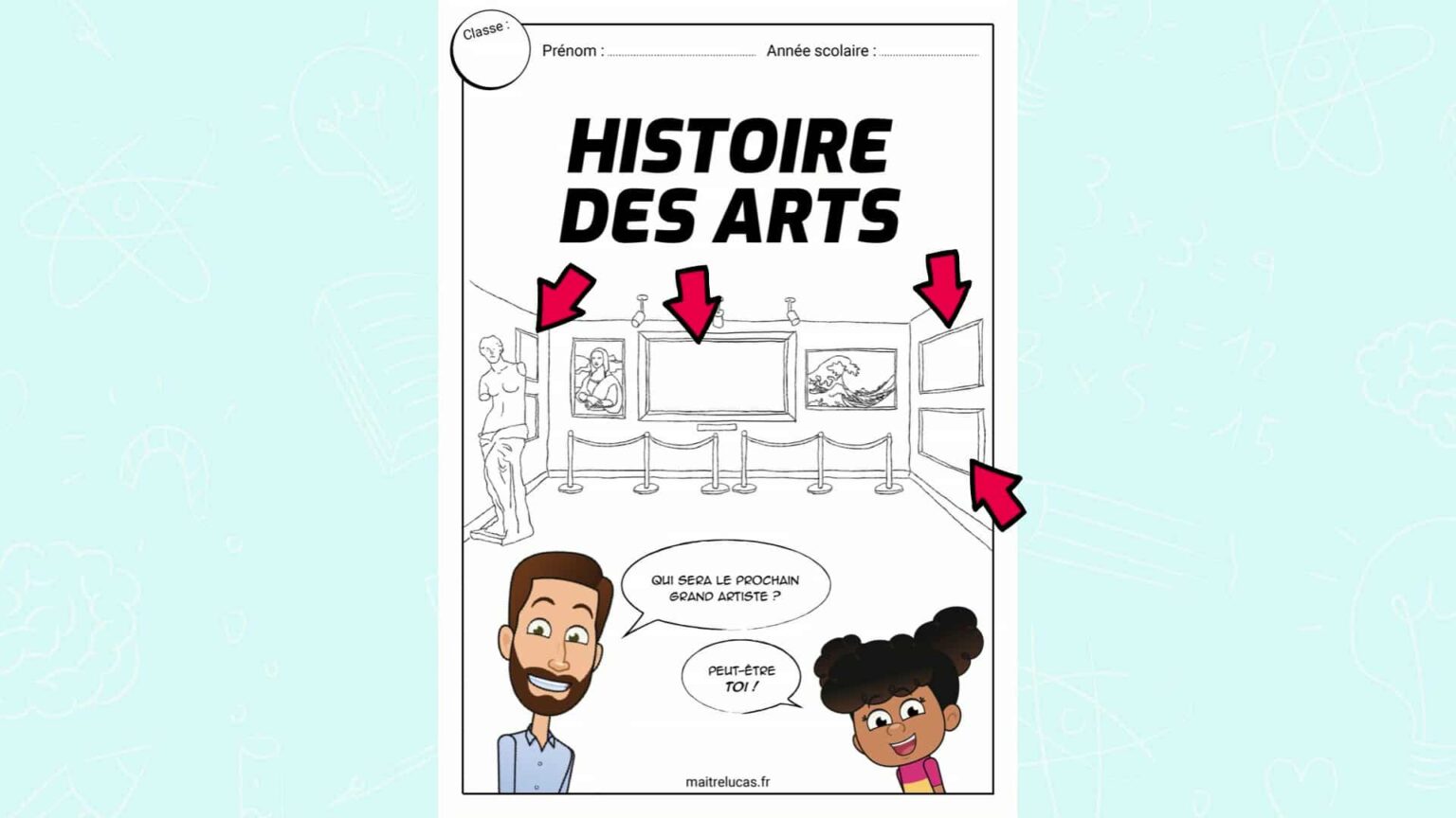 Histoire Page De Garde Cm1 Cm2 maitrelucas.fr