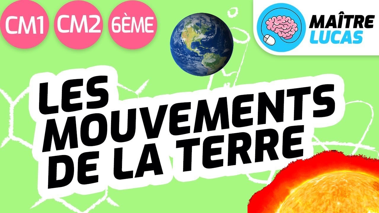 Leçon les mouvements de la Terre cm1 cm2